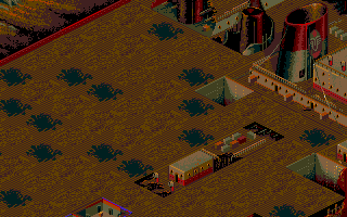 Treasure Trap (Atari ST) screenshot: The map screen.