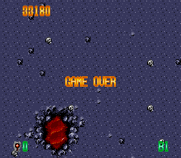 Psycho Chaser (TurboGrafx-16) screenshot: Game over