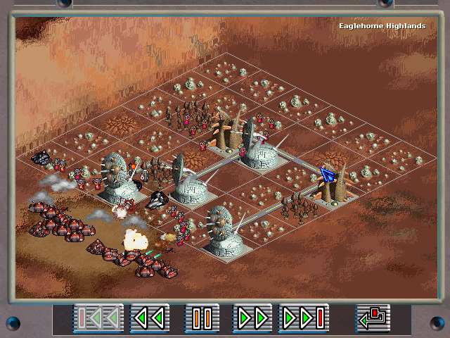 Deadlock II: Shrine Wars (Windows) screenshot: The beginning of a battle