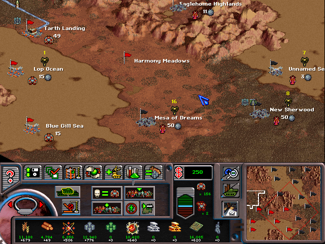 Deadlock II: Shrine Wars (Windows) screenshot: Create and modify scenarios with the scenario editor.