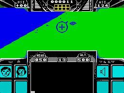 Biggles (ZX Spectrum) screenshot: Turning