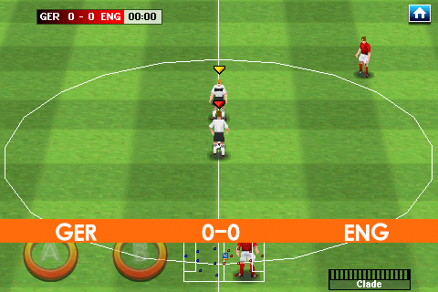Real Soccer 2009 (Android) screenshot: Kick off