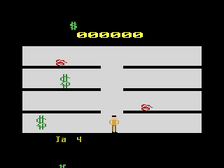 Tax Avoiders (Atari 2600) screenshot: The income screen