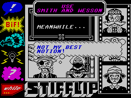 Stifflip & Co. (ZX Spectrum) screenshot: Maybe not