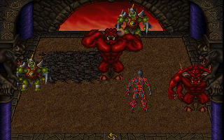 Dark Legions (DOS) screenshot: Let the Demons roar