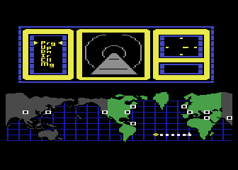 Hacker (Atari 8-bit) screenshot: In the underground tunnels