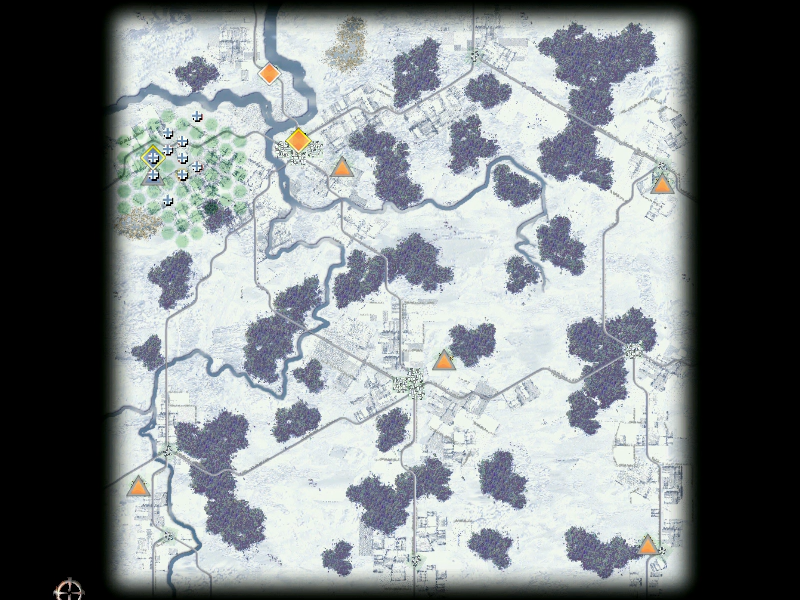 Panzer General III: Scorched Earth (Windows) screenshot: Take a look at the map