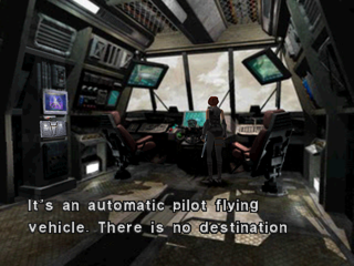 Dino Crisis 2 (PlayStation) screenshot: Cockpit