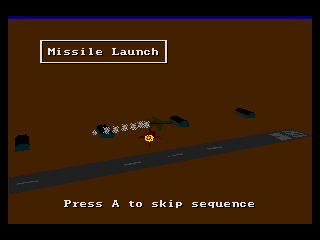 F-22 Interceptor (Genesis) screenshot: Missile camera