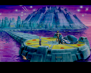 Universe (Amiga) screenshot: Imperial Capital planet.