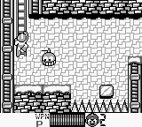 Mega Man: Dr. Wily's Revenge (Game Boy) screenshot: Ice Man stage - those flying robots can get pretty annoying!