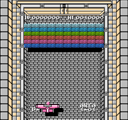 Crackout (NES) screenshot: First level