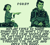 Disney's Mulan (Game Boy) screenshot: Level 6's story