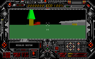 Dark Side (Atari ST) screenshot: Game start