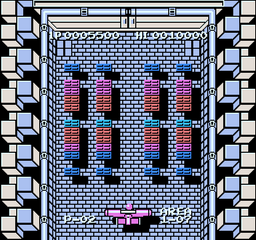 Crackout (NES) screenshot: Looks easy, but it isn't.