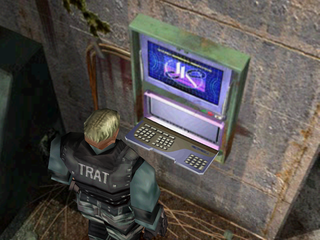 Dino Crisis 2 (PlayStation) screenshot: Save station