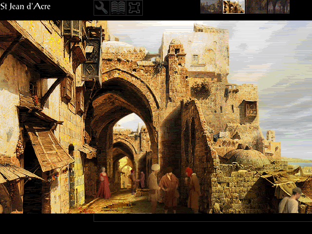 Crusader: Adventure Out of Time (Windows) screenshot: Market