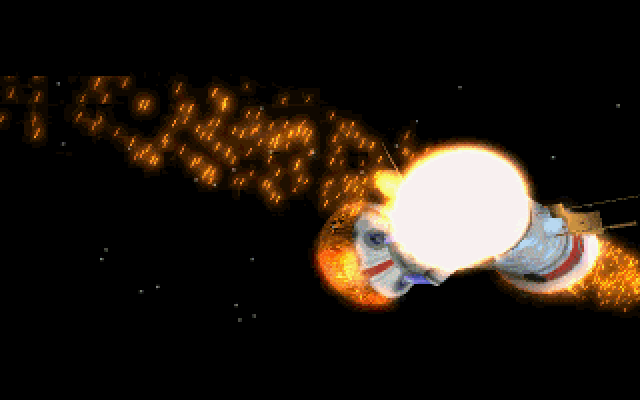 Star Trek: Judgment Rites - Movie & Sound Pack (DOS) screenshot: The proto-event weapon fires.
