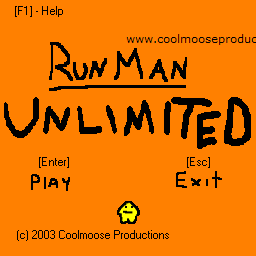 RunMan Unlimited (Windows) screenshot: Main menu