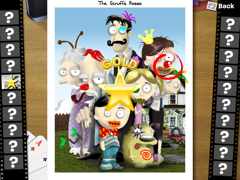 The Scruffs (Windows) screenshot: In the end they'll ruin the photo like this.