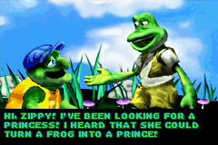 Frogger Advance: The Great Quest (Game Boy Advance) screenshot: Another cutscene points out why you are on a quest
