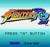King of Fighters R-2 (Neo Geo Pocket Color) screenshot: Title screen.