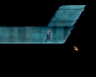 Universe (Amiga) screenshot: Ancient tunnel.