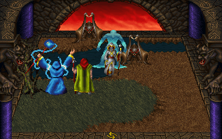 Dark Legions (DOS) screenshot: The Wizard of Oz (or maybe not)