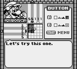 Mario's Picross (Game Boy) screenshot: An easy 5 x 5 problem