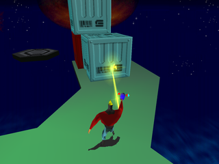 Blasto (PlayStation) screenshot: Crates