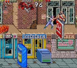 Ninja Gaiden (Arcade) screenshot: Use katana