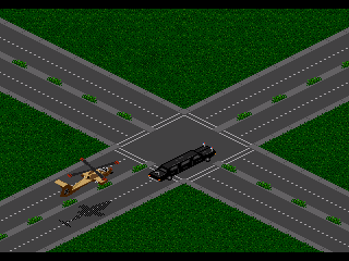 Jungle Strike (Genesis) screenshot: Escort the president's limousine.