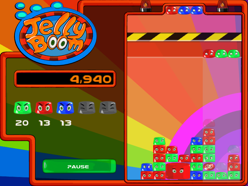 Jellyboom (Windows) screenshot: Greens are urgently needed now.