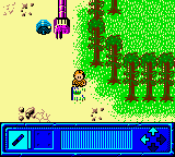 Star Wars: Yoda Stories (Game Boy Color) screenshot: Near the "forest".