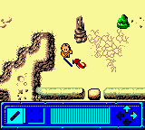 Star Wars: Yoda Stories (Game Boy Color) screenshot: Fighting scorpions