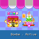 Fruit Factory (ExEn) screenshot: In the shop of the game, sometimes you can buy interesting items like bombs, be sure to visit it regularly.