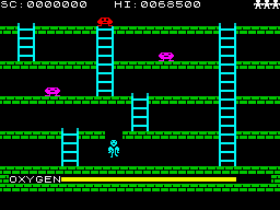 Digger Dan (ZX Spectrum) screenshot: Uee!