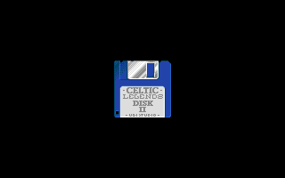 Celtic Legends (Amiga) screenshot: Disk-swapping screen