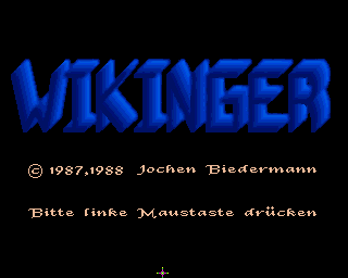 Amiga Spiele 1 (Amiga) screenshot: Wikinger: Title screen