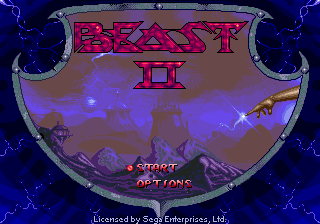Shadow of the Beast II (SEGA CD) screenshot: Main Title