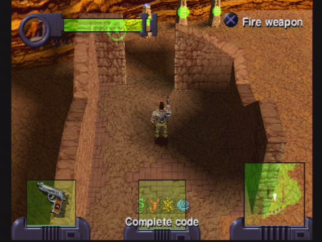 Action Man: Operation Extreme (PlayStation) screenshot: In the desert