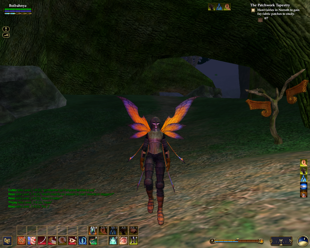 EverQuest II: Echoes of Faydwer (Windows) screenshot: A young Fae.
