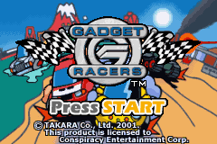 Gadget Racers (Game Boy Advance) screenshot: Welcome to Gadget Racers