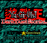 Yu-Gi-Oh!: Dark Duel Stories (Game Boy Color) screenshot: Dark Duel Stories