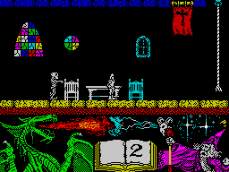 Nonamed (ZX Spectrum) screenshot: Nice windows