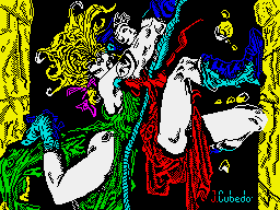 Nonamed (ZX Spectrum) screenshot: Loading screen