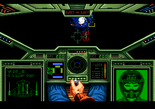 Wing Commander (SEGA CD) screenshot: Fancy Space Graphics