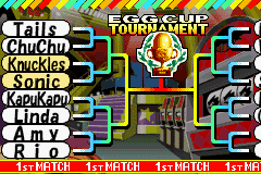 Sonic Pinball Party (Game Boy Advance) screenshot: Story Mode