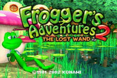 Frogger's Adventures 2: The Lost Wand (Game Boy Advance) screenshot: Frogger's adventures continue...