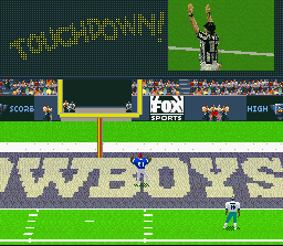 Screenshot of Madden NFL 95 (SNES, 1994) - MobyGames